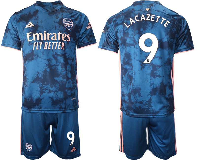 2021 Men Arsenal away #9 soccer jerseys